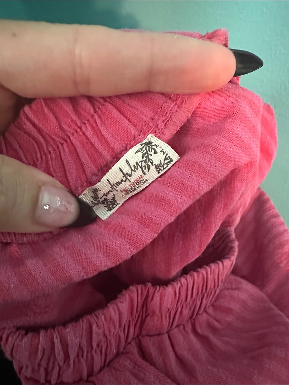 Intimately Free People Striped Pajama Shorts S - Picture 4 of 5
